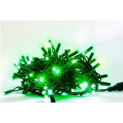 GENERICO - Extension Luz Led Lineal Verde 100 Luces 7.5 Metros Cable Verde 1434