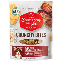 CHICKEN SOUP FOR THE SOUL - Chicken Soup Crunchy Bites Bacon Cheese Treats 340g