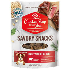 CHICKEN SOUP FOR THE SOUL - Chicken Soup Savory Snacks Beef Dog Treats 170g