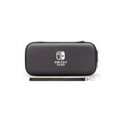 NINTENDO SWITCH - Estuche Rígido Negro Para Oled