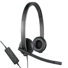 LOGITECH - Diadema H570e Stereo Usb Headset Negro Cisco Skype