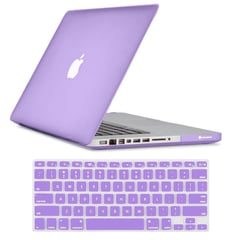 GENERICO - Carcasa + Protector Teclado Para Macbook Pro 13 A1278 Und CD - Morado