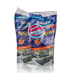 BINNER - Kit X2 Quitagrasa Doypack Mandarina 500ml