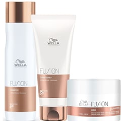 WELLA - Kit Fusion Shampoo Acondicionador Mascarilla