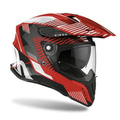 AIROH - CASCO DUAL COMMANDER BOOTS ROJO BRILLANTE TALLA L