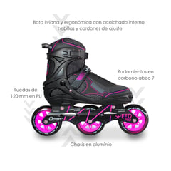 QMAX - Patines Semiprofesionales en Linea Ajustables Speed