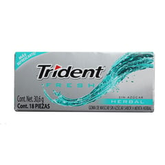 TRIDENT - Chicle Fresh X 30.6Gr X 18Und