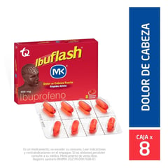 MK - Ibuflash Forte 400mg Caja X 8 Capsulas