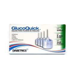 GLUCOQUICK - Aguja Para Pen 4mm X 31g X 100und