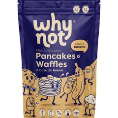 WHY NOT - Mezcla Pancakes & Waffles Sabor Banano X 300G