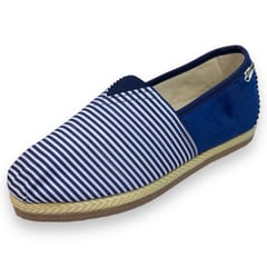 XIAN SHOES - Alpargata Mujer Lineas Azules