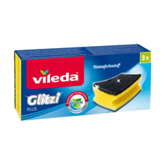 VILEDA - Esponja Vileda Glitzi Plus 3 unidades