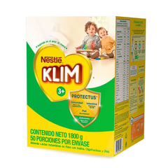 NESTLE - Alimento Lacteo Klim 3+ Dha X 1800g