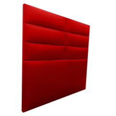 NEW CONFORT - Cabecero entero Sweep 100x120 Ecocuero Rojo