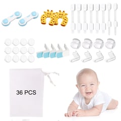 CARER SPARK - Set De Protección Para Bebé 36PCS Seguridad Bebes