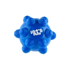 ENERGY PLUS - Juguete Pelota Goma Rebote Único Azul con taches