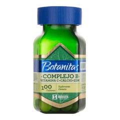 LABORATORIOS MEDICK - Complejo B Vitamina C Calcio Zinc X 100 Tab