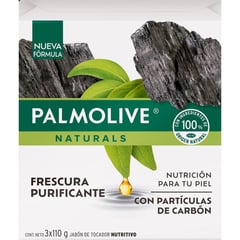 PALMOLIVE - Jabon Carbon X 110g X 3und