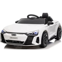 AUDI - Carro Rs E-tron Electrico Radio Fm Btooth Ctrol- Blanco