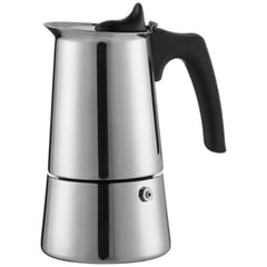 UNIVERSAL ROYAL - Cafetera 6 Tazas Acero tipo Italiana Espresso Induccion Expreso