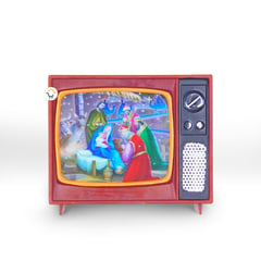 COMPRALOENCASA COM - Pesebre navideño tv luz led farol navidad zf066c1