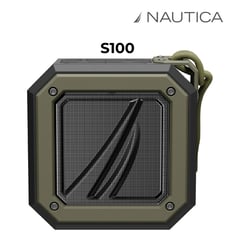 NAUTICA - PARLANTE S100 BLACKKHAKI PORTABLE BLUETOOTH OUTDOOR