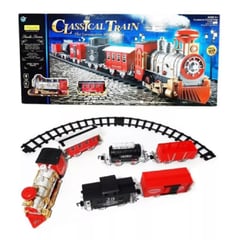 GENERICO - Tren Classic Con Luces, Humo, Sonidos Pista De 740 Cms.