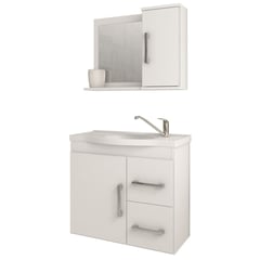 AKIVOY - Mueble de Baño Vix con Espejo Color Blanco