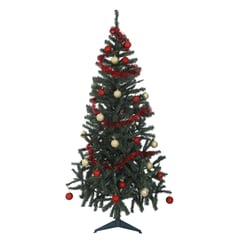 AVIVA - Combo Arbol Navidad Alto 1.80 Cm 460 Ramas + 25 Accesorios