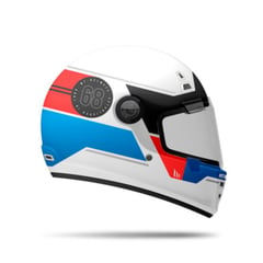 MT HELMETS - CASCO JARAMA GENUINE A0 BLANCO BRILLO ECE R2206 TALLA M