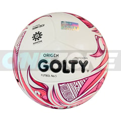 GOLTY - Balon Futbol Pro Origen Laminado 5 Rosado