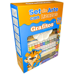 GARABATOS - Set De Arte Lienzos x26 Pcs Grafitos