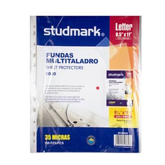 STUDMARK - Bolsillo Catálogo Tamaño Carta 30 Micras X100 Unds