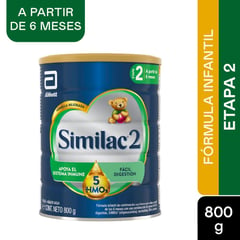 SIMILAC - Formula Infantil 2 5 Hmos Etapa 2 6-24m X 800g