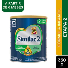 SIMILAC - Formula Infantil 2 5 Hmos Etapa 2 6-24m X 350g