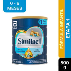 SIMILAC - Formula Infantil 1 5 Hmos Etapa 1 0-6m X 800g