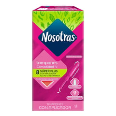 NOSOTRAS - Tampones Con Aplicador Super Plus X 8Und