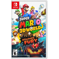 NINTENDO SWITCH - Videojuego Super Mario 3D World Bowsers Fury - Ninendo Switch Fisico