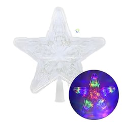 COMPRALOENCASA COM - Estrella Árbol De Navidad Luz LED Grande Multicolor ZE-046