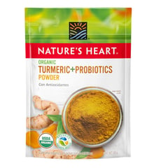 NATURES HEART - Curcuma Turmeric + Probioticos X 100g