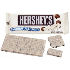 HERSHEYS - Chocolate Blanco Cookies N Creme X43Gr