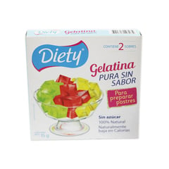 DIETY - Gelatina Pura Sin Sabor X 15G