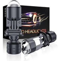 GENERICO - Par Bombillos Led H4 30000 Lumens proyector.