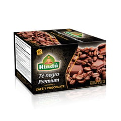 HINDU - Te Negro Premium Cafe Chocolate Caja X 20Und