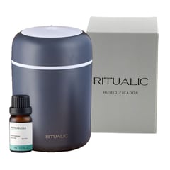 RITUALIC LABORATORIO DE PLANTAS - Kit Humidificador RITUALIC + 1 Aceite Esencial de Hierbabuenade 10 mL