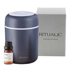 RITUALIC LABORATORIO DE PLANTAS - Kit Humidificador RITUALIC + 1 Aceite Esencial de Naranja de 10 mL