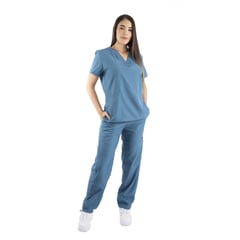 LINEA A - Uniforme Pijama Medica Mujer Antifluido Scrub