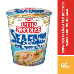 NISSIN - Sopa Instantánea Cup Noodles sabor Frutos del mar 65Gr