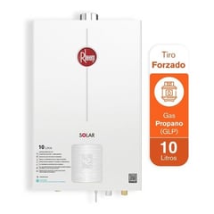 RHEEM - Calentador De Agua 10lt Gas Propano Tiro Forzado Dig