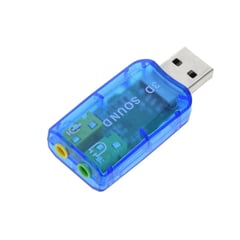 GENERICO - Tarjeta Audio Sonido Externa Usb 5.1 3D CM108 Raspberry